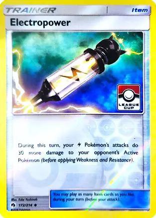 Electropower 172/214 - League & Championship Cards - Reverse Holofoil