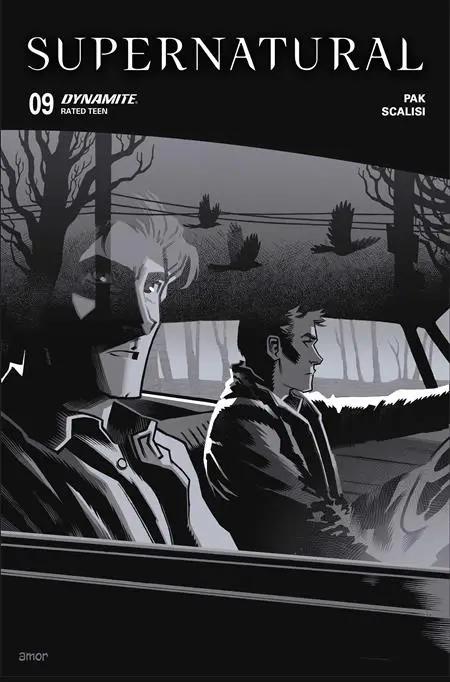 Supernatural #10 H 1:10 John Amor Line Art Variant (08/26/2026) Dynamite