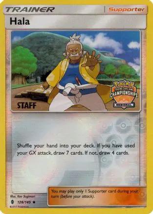 Hala (Regional Championships) [Staff] 126/145 - League & Championship Cards Reverse Holofoil