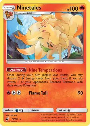 Ninetales 016/181 - SM  Team Up
