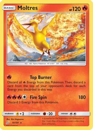 Moltres 019/181 - SM  Team Up Holofoil