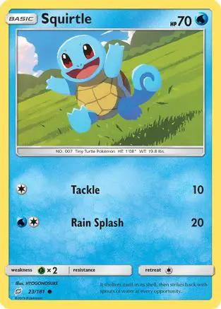 Squirtle 023/181 - SM  Team Up Reverse Holofoil