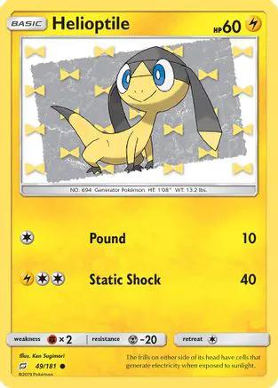 Helioptile 049/181 - SM  Team Up Reverse Holofoil
