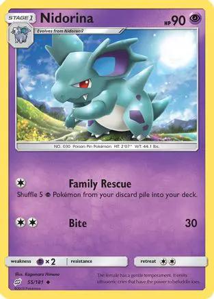 Nidorina 055/181 - SM  Team Up