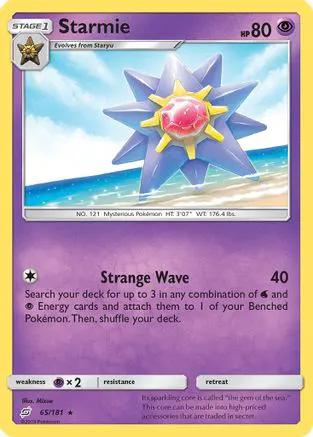 Starmie 065/181 - SM  Team Up Reverse Holofoil