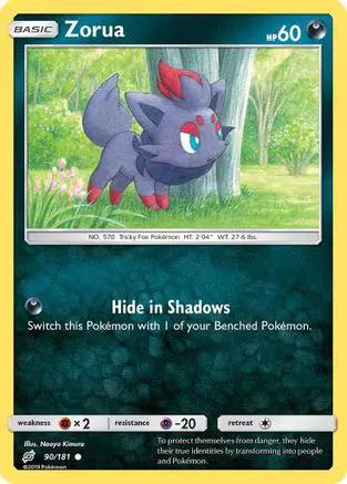 Zorua 090/181 - SM  Team Up Reverse Holofoil