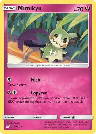 Mimikyu 112/181 - SM  Team Up Reverse Holofoil