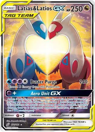 Latias & Latios GX (Alternate Full Art) 170/181 - SM  Team Up Holofoil