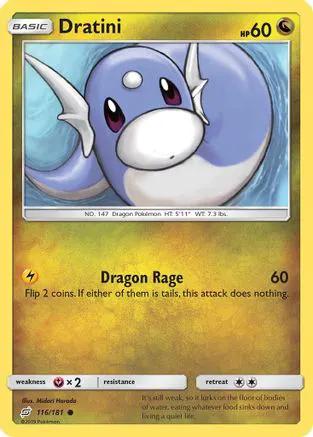 Dratini 116/181 - SM  Team Up Reverse Holofoil