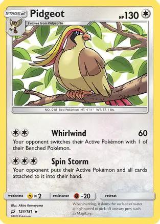 Pidgeot 124/181 - SM  Team Up