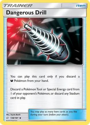 Dangerous Drill 138/181 - SM  Team Up Reverse Holofoil