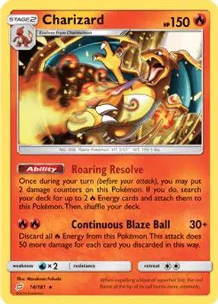 Charizard (SM Team Up) 014/181 - Deck Exclusives Holofoil