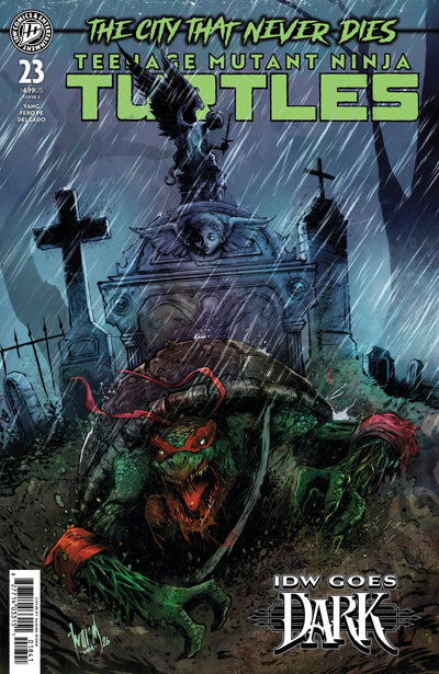 Teenage Mutant Ninja Turtles #23 E Damien Worm Idw Goes Dark Variant (10/14/2026) Idw