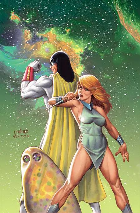 Space Ghost Vs The Herculoids #2 K 1:20 Joseph Michael Linsner Virgin Variant (10/21/2026) Dynamite
