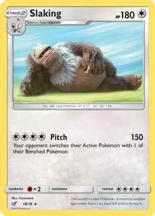 Slaking 018/18 - Detective Pikachu Holofoil