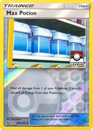 Max Potion (Pokemon League) 128a/145 - League & Championship Cards Reverse Holofoil