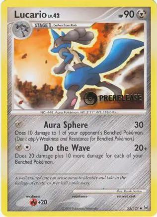 Lucario (Prerelease) 053/127 - Diamond and Pearl Promos