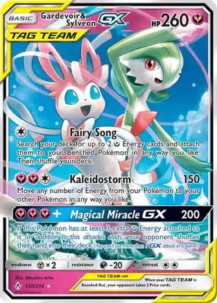 Gardevoir & Sylveon GX 130/214 - SM  Unbroken Bonds Holofoil