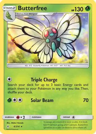 Butterfree 004/214 - SM  Unbroken Bonds