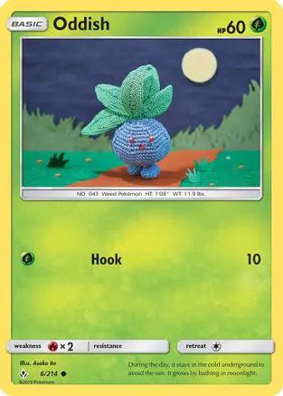 Oddish 006/214 - SM  Unbroken Bonds Reverse Holofoil