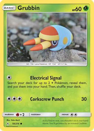 Grubbin 018/214 - SM  Unbroken Bonds