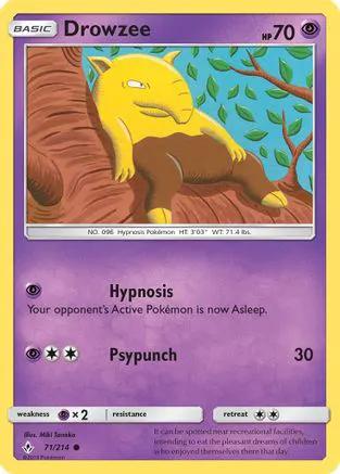 Drowzee 071/214 - SM  Unbroken Bonds Reverse Holofoil