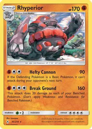 Rhyperior 095/214 - SM  Unbroken Bonds