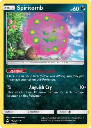 Spiritomb 112/214 - SM  Unbroken Bonds Reverse Holofoil