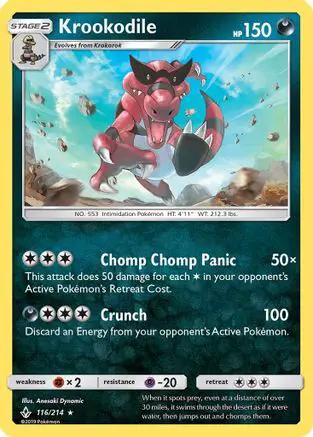 Krookodile 116/214 - SM  Unbroken Bonds