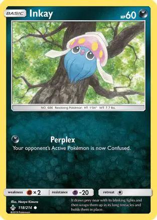 Inkay 118/214 - SM  Unbroken Bonds Reverse Holofoil