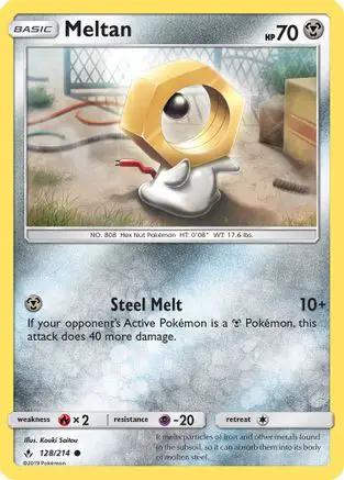 Meltan 128/214 - SM  Unbroken Bonds