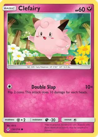 Clefairy 132/214 - SM  Unbroken Bonds Reverse Holofoil