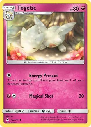 Togetic 137/214 - SM  Unbroken Bonds Reverse Holofoil