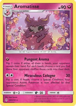 Aromatisse 142/214 - SM  Unbroken Bonds Reverse Holofoil