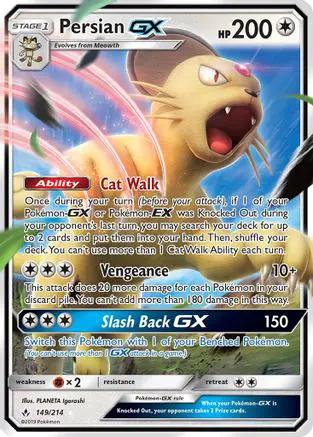 Persian GX 149/214 - SM  Unbroken Bonds Holofoil