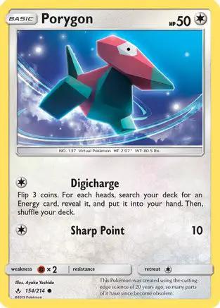 Porygon 154/214 - SM  Unbroken Bonds