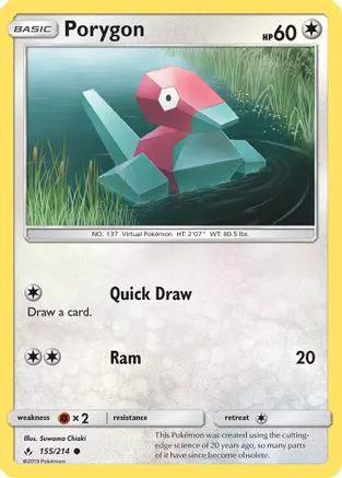 Porygon 155/214 - SM  Unbroken Bonds