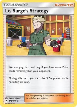 Lt. Surge's Strategy 178/214 - SM  Unbroken Bonds