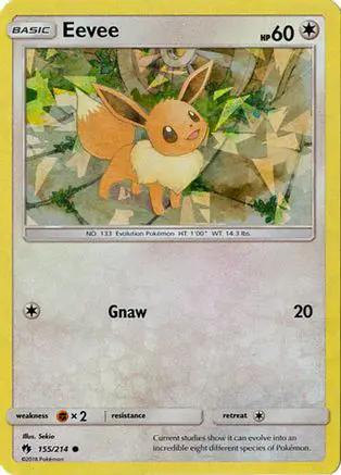Eevee (Let's Play, Eevee!) (Cracked Ice Holo) 155/214 - Deck Exclusives Holofoil