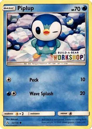 Piplup (Build-A-Bear Workshop Exclusive) 032/156 - Miscellaneous Cards & Products