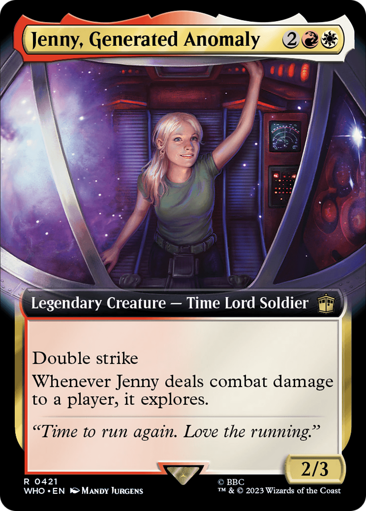 Jenny, Generated Anomaly (WHO-421) - Doctor Who: (Extended Art) Foil