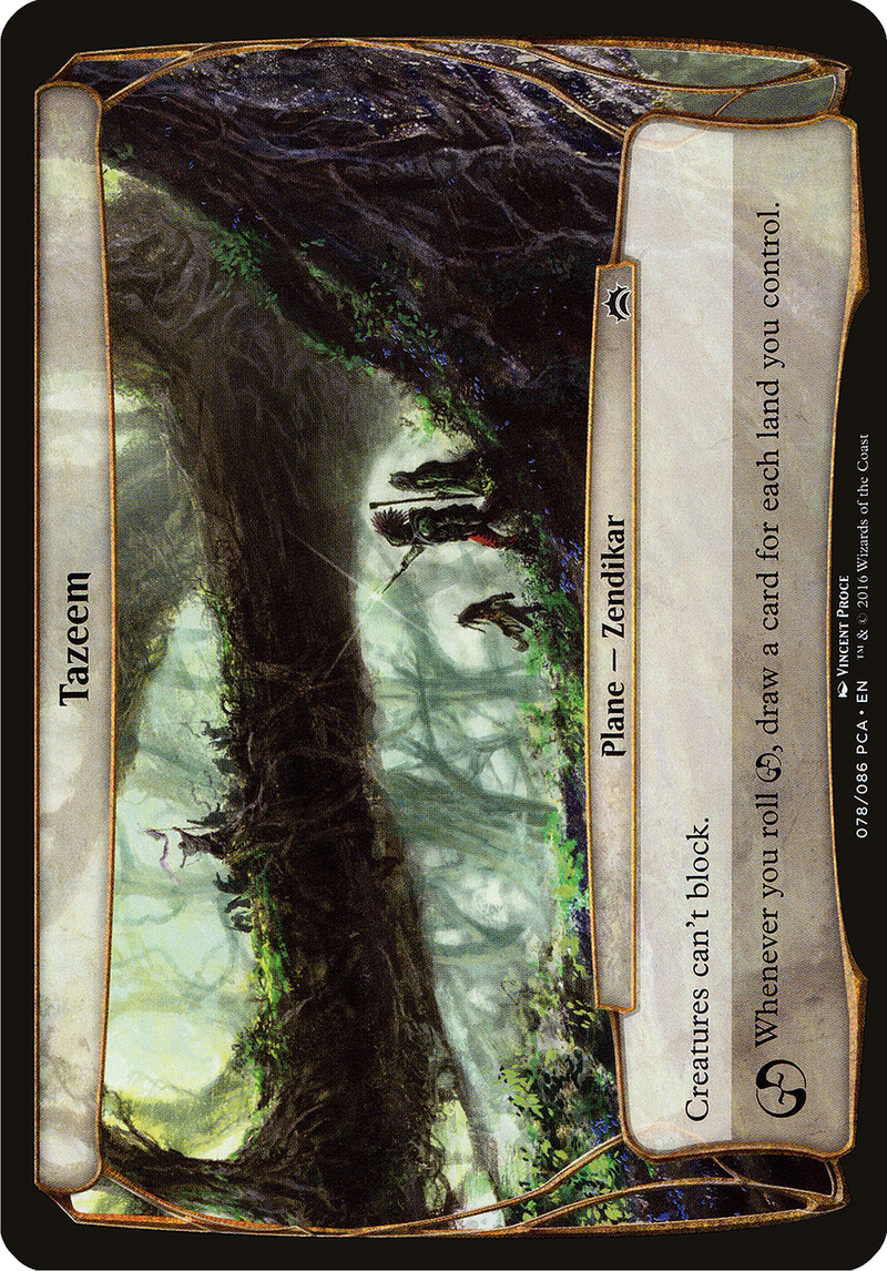 Tazeem (OVER-) - Planechase Anthology Planes
