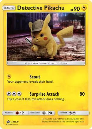 Detective Pikachu SM170 - SM Promos - Holofoil