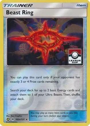 Beast Ring (League Cup) 102a/131 - League & Championship Cards Reverse Holofoil