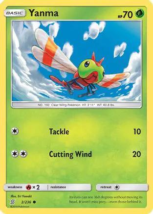 Yanma 002/236 - SM  Unified Minds Reverse Holofoil