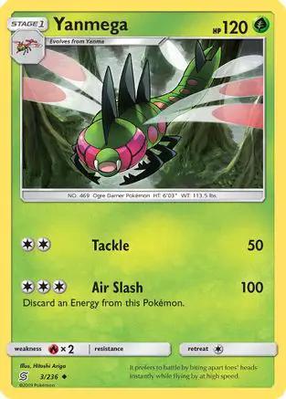 Yanmega 003/236 - SM  Unified Minds Reverse Holofoil