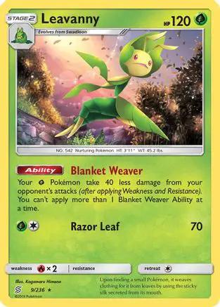 Leavanny 009/236 - SM  Unified Minds Reverse Holofoil