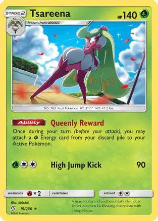 Tsareena 019/236 - SM  Unified Minds Holofoil