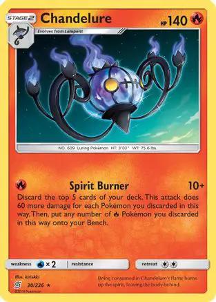 Chandelure 030/236 - SM  Unified Minds Reverse Holofoil