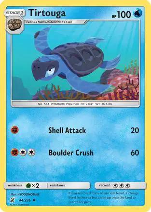 Tirtouga 044/236 - SM  Unified Minds Reverse Holofoil